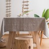 Plenmor Heavy Duty Cotton Linen Tablecloth for Rectangular Tables Solid