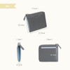 RafiCaro Women's Mini Wallet, Prevents Bills Breaking, Large Capacity, Card