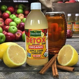 White House Detox Apple Cider Vinegar 16 fl oz x 2 bottles