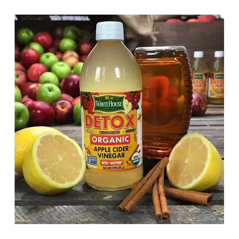White House Detox Apple Cider Vinegar 16 fl oz x