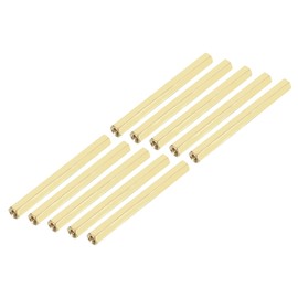 YOKIVE Brass Hexagonal Straight Spacer Standoff Standoff Spacers with Internal Thread Mounting Motherboard Ideal for Electronics Industry (M3 x 5 x 50 mm) Pack of 20