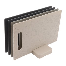 4pcs Chopping Board, Color Coded Cutting Board Set, Steel Slimline Case, Large, 4-Piece, Safe, Non, Easy to