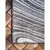 Unique Loom Outdoor Modern Collection Area Rug - Pool (2'