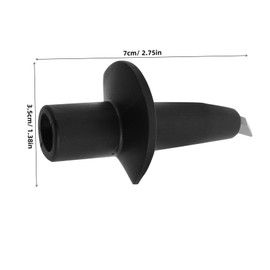 Sosoport Carbon Fiber Trekking Pole Tip Hiking Stick Cap Replacement Parts for Men's Women's Hiking Gear