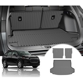 Cargo Liner & Backrest Mat Fit for Honda HR-V HRV 2023 2024 2025: Cargo Mat with Backrest Mat Behind 3rd Row Back Seat Protector - All Weather Protection Trunk Mat with Back Seat Cover HRV Accessories