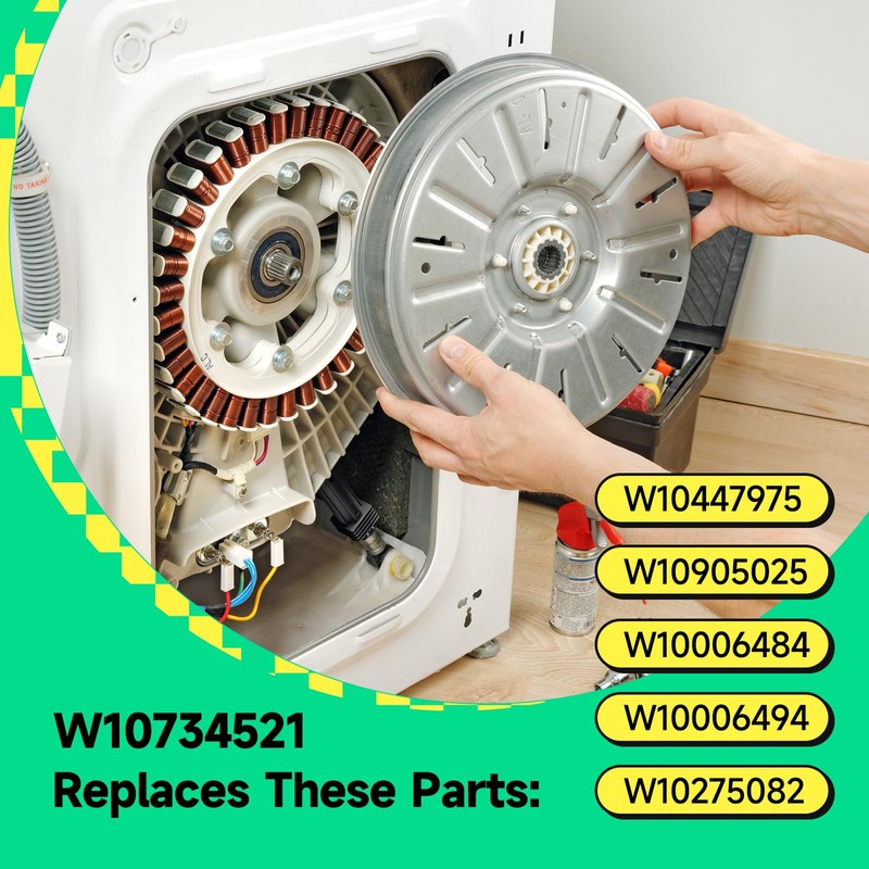 W10734521 Washer Clutch Kit Compatible with Whirlpool Maytag Kenmore Crosley,