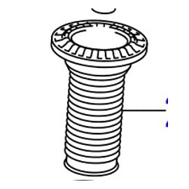 TOYOTA Genuine RAV4 Front O/S RH Shock Absorber Dust Guard 2005-2012 4815742020