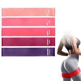 Exercise Resistance Bands Set for women and Men Physio Bands Resistance with 5 Different Resistance Levels for Men/Women Fitness Chest Expanding,Yoga,Pilates