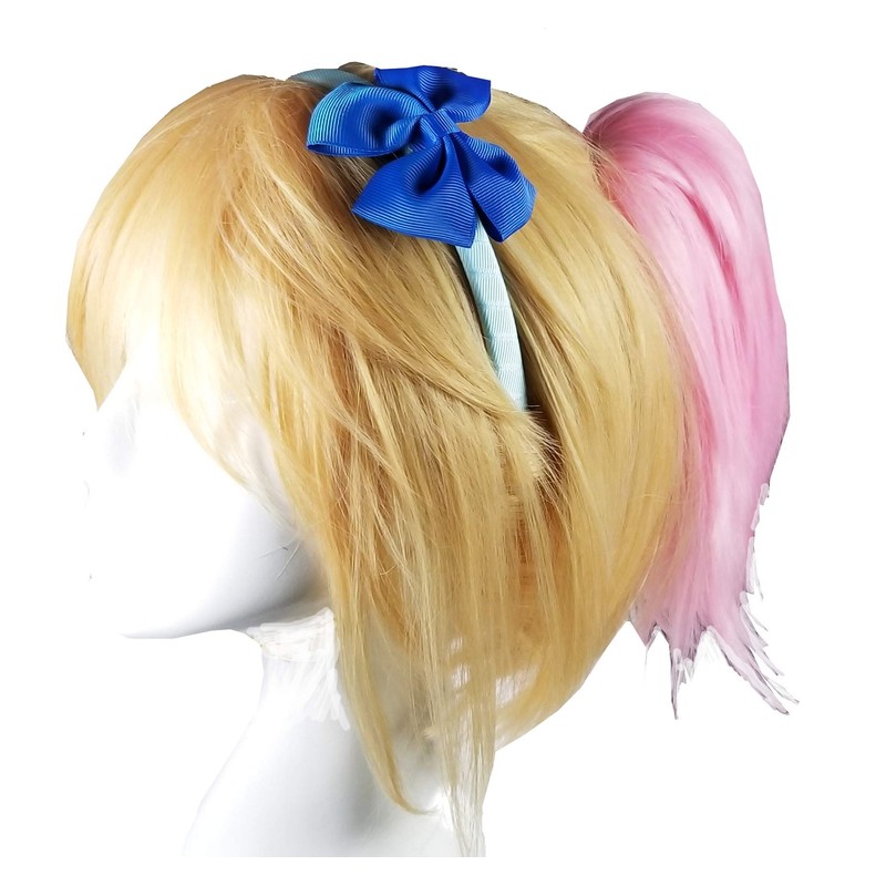 Q-YO 10pc Grosgrain Ribbon Wrapped 1/2" Headbands + Hair Bow