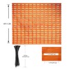 Vocray 4x100 FT Orange Safety Fence, Plastic Mesh Roll for