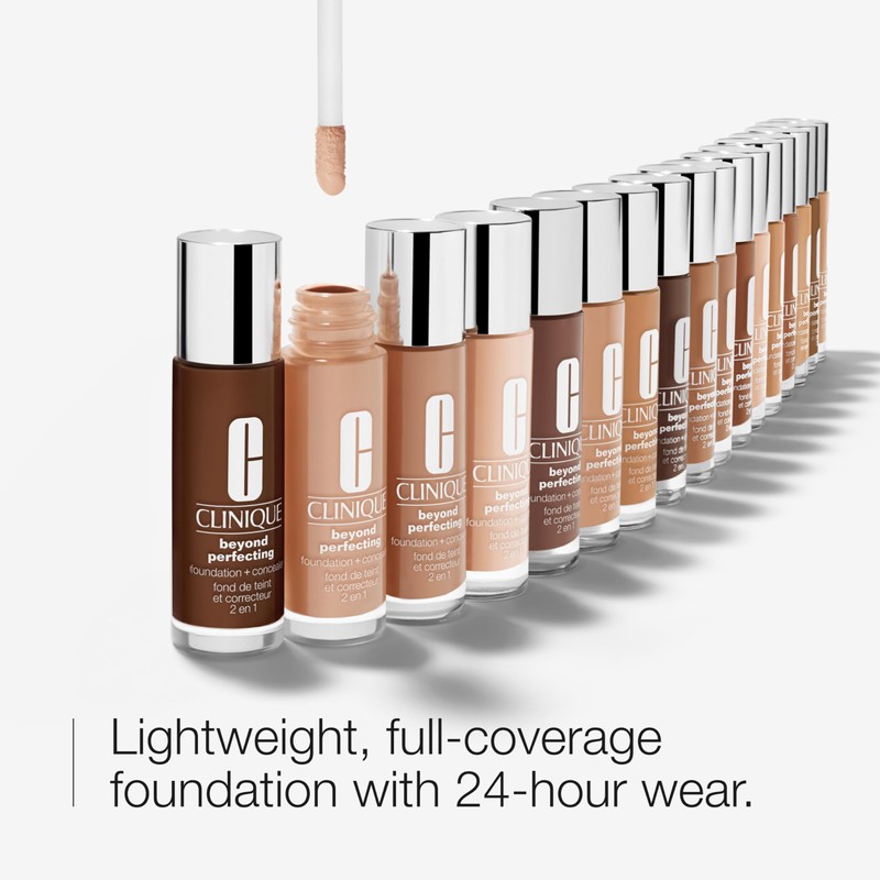 Clinique Beyond Perfecting Lightweight Liquid Foundation + Concealer For Dry