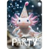 PACKLIST® Birthday Invitation Cards – 12x Axolotl Invitation Cards for