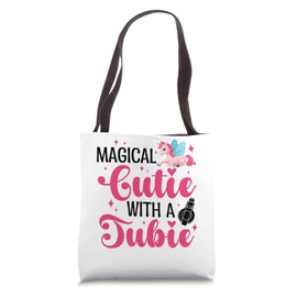 Feeding Tube Awareness Month Tubie Warrior Tubie Mom Tote Bag