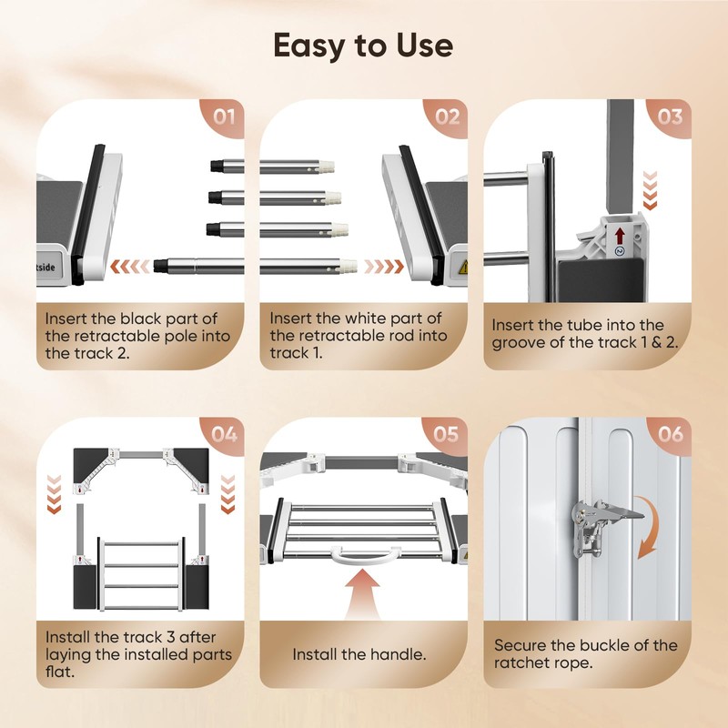 Washer Dryer Stacking Kit, Universal 29"/28"/27"/26"/25"/24"Washer and Dryer Stackable with