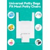 Newnice 90 Packs Disposable Potty Liners with 200ML Absorbent Pads,