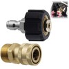 WEZCHUGHAOL Pressure Washer Adapter Set, Quick Connect Gun to Wand,
