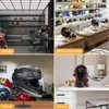 PAHTTO Motorcycle Helmet Stand 2 Packs, Desktop Helmet Display Holder