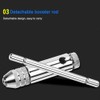 Omninmo Adjustable Ratchet Tap Wrench T-Handle, for Metric M5-M12 Taps,