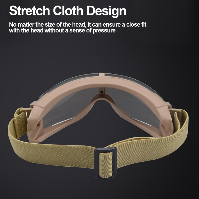 Military Goggles Impact Resistant and Breathable Outdoor Protective Glasses for