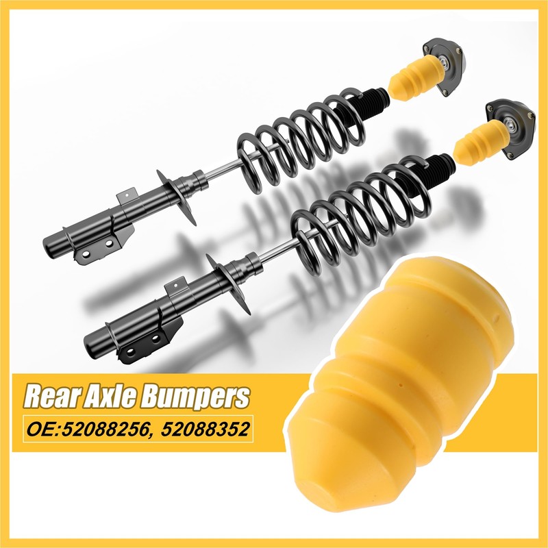 REPAIROCK Car Front Rear Jounce Bumper Stop Axle Bumpers Set