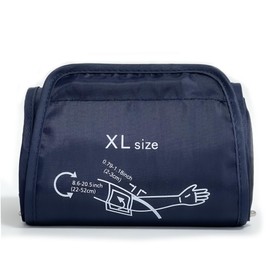 Quality Replacement Blood Pressure Large Cuff Compatible with Omron BP Monitors 8.7”-16.5” (22-42CM), Adjustable L Blood Pressure Cuff Includes Universal 4.6mm Interface for Adult Big Arms Home Use