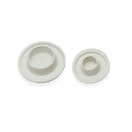 Handy Housewares 2pc Durable Rubber Sink Drain Stopper Plug Set with Pull Chain for Bathtub, Kitchen and Bathroom (1 Set)