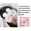 KAPSING Pack of 2 Eye Mask, Sleeping Mask, Blindfold for