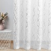 Kotile Tree Voile Curtains 90 Drop - White Sheer Curtains