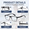 Ricafirla Progressive Multifocal Reading Glasses Men Women Multifocus Transition Trifocal