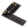 100mm Woodworking Scriber L Shape Square Ruler Aluminum Alloy Carpenter