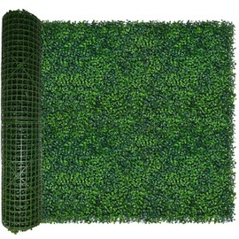 ODTORY Artificial Ivy Privacy Fence Wall Screen,40X120 in(33.5 sqft) UV-Anti Faux Boxwood Roll Panels Greenery Backdrop Ivy Vine Leaf Hedges Fence Panels for Indoor Outdoor Green Wall Decor