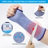 PATIKIL 18 Inch Cut Resistant Sleeve, 2 Pairs Arm Safety