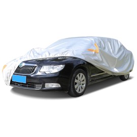 Talyetar Car Cover Waterproof All Weather,Car Covers for Automobiles with Driver Door Zipper,Outdoor Car Cover Rain,Snow and UV Protection with Waterproof Adhesive Strip, Fit Sedan-Length 172" to177