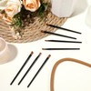 Kifmurase 50Pcs Disposable Angled Eyebrow Brushes Bulk Eye Liner Brush