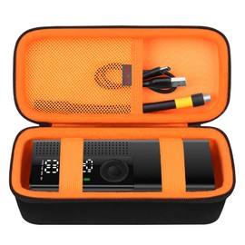 Elonbo Carrying Case Compatible with Airmo to Tire Inflator Portable Air Compressor, 120 PSI Car Tire Inflator Pump Travel Bag, Smart Pump Tire Inflator Storage Holder, Black
