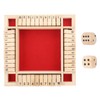 4 Sided Shut The Box Dice Game Wooden Board Table