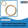 Curtain Rings Hollow Brass Plated 12 mm Roman Blind Curtain