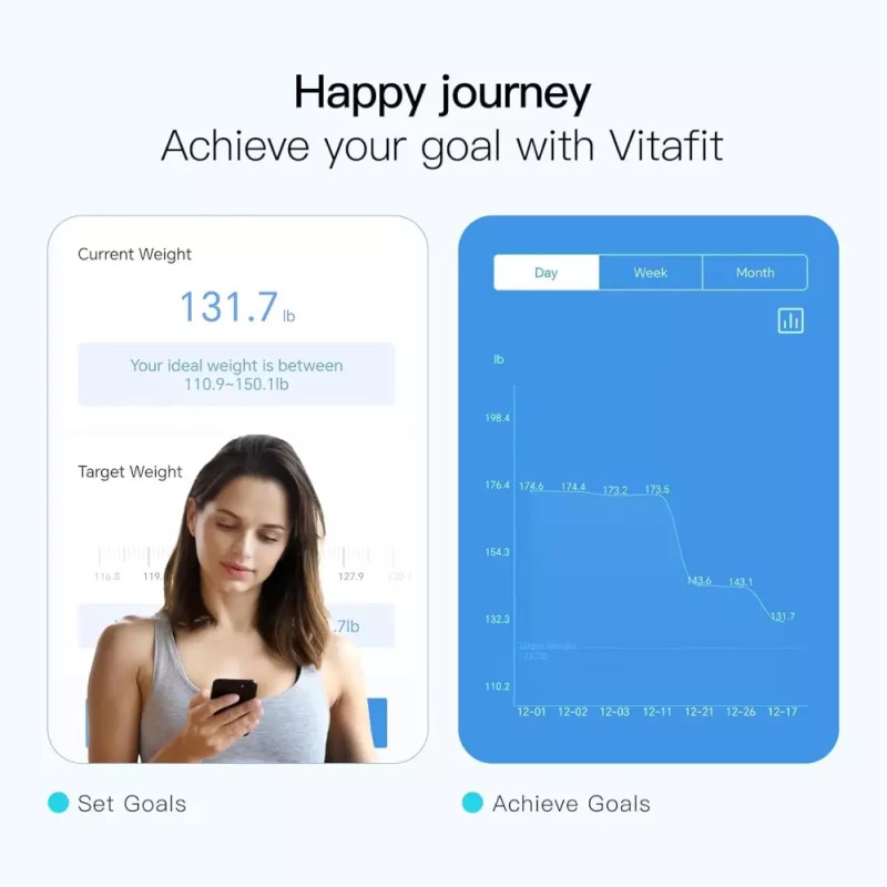 Vitafit 비타핏 스마트 욕실 체중계 2001년부터 전문 공장에서 높은 정확도