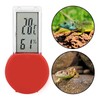 Reptile Terrarium Thermometer Hygrometer Digital Display Pet Tank Temperature GaugeRed