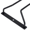 ZOOHOT 7-Inch Black Wine Glass Rack - Under Cabinet Stemware