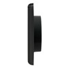 Deflecto Supurr-Vent Louvered Hood, Black - 4" Diameter
