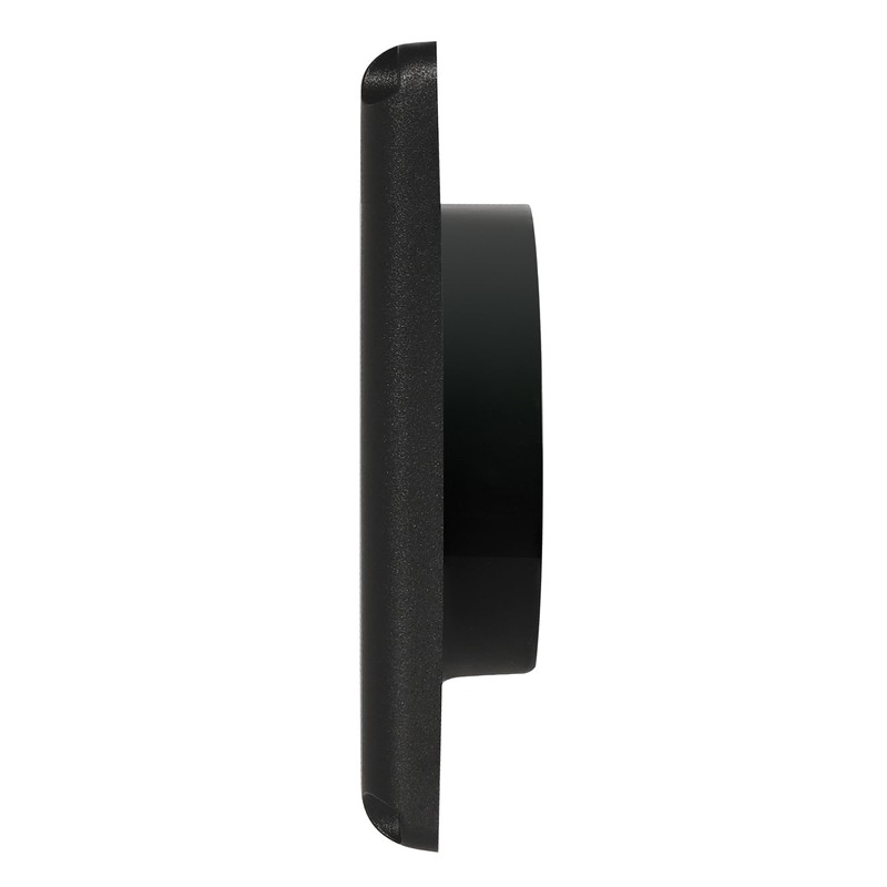 Deflecto Supurr-Vent Louvered Hood, Black - 4" Diameter