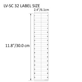 Littversions 32 Circuits 2 Pack Vinyl Replacement for Square D Schneider Homeline Electrical Circuit Breaker Fuse Panel Directory Labels Stickers LSDL Waterproof