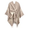 nratto Women's Elegant Shawl Wraps, Soft Open/Cross Front Poncho Cape,