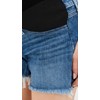 PAIGE Women's Dylan Maternity Shorts with Rugged Hem, Au Revior,