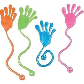Stretchy Sticky Hands Party Favors – Fun Toys for Kids’ Birthdays & Sensory Play - Number of: 20  PCS