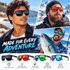 Polarized Square Sunglasses for Outdoor Use – Lightweight UV400 PC