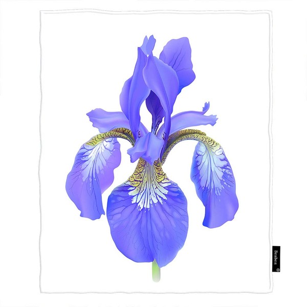 Beabes Floral Cosy Throw Blanket Throw Blanket for Bedroom Sofa