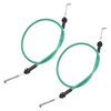 Zreneyfex 2 Pcs 81371-2F000 Door Handle Cable Inner, Replacement for