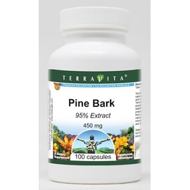 Pine Bark 95% - 450 mg (100 Capsules, ZIN: 521160)